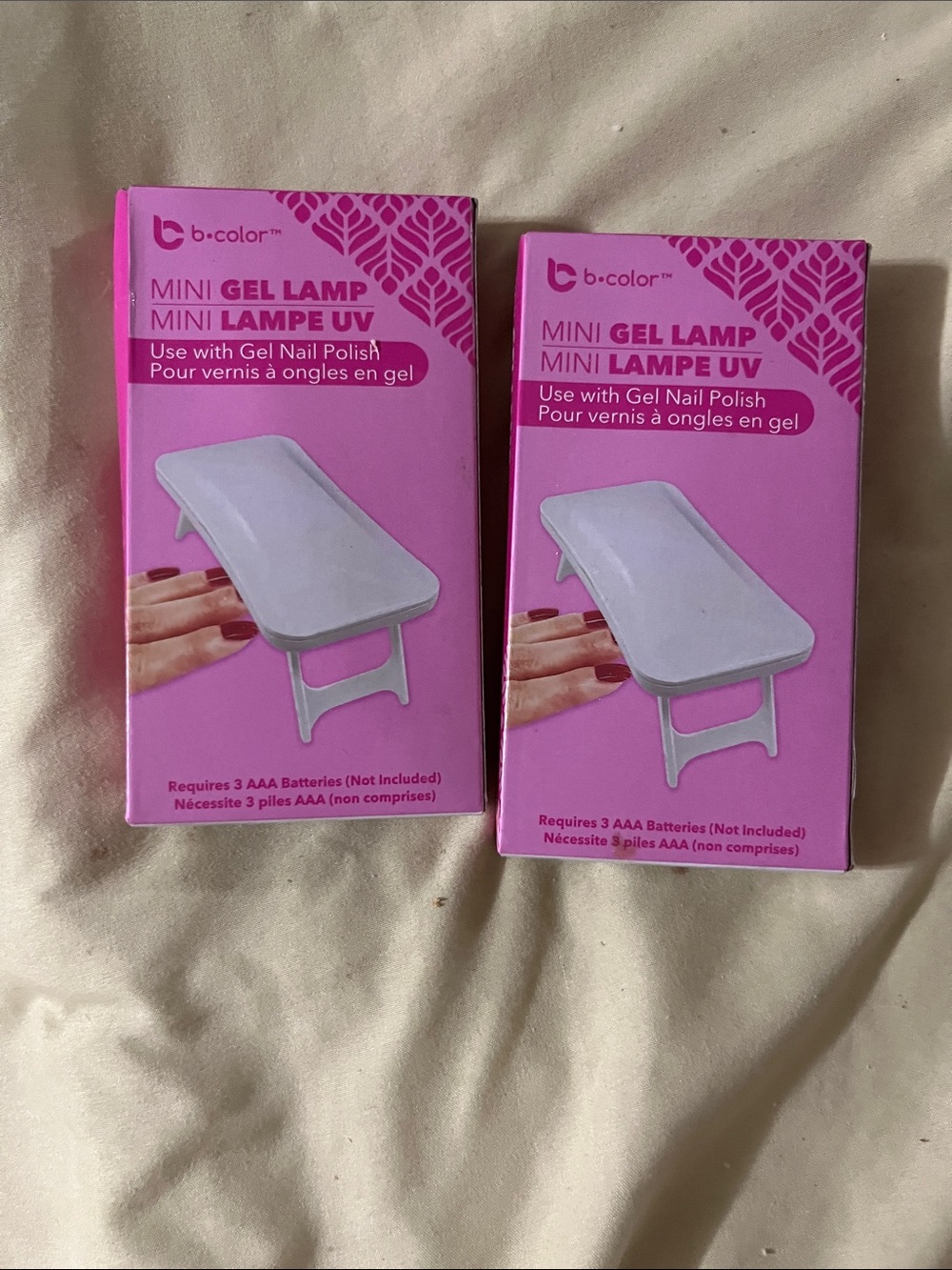 Mini Gel Lamp for Nails — Pink